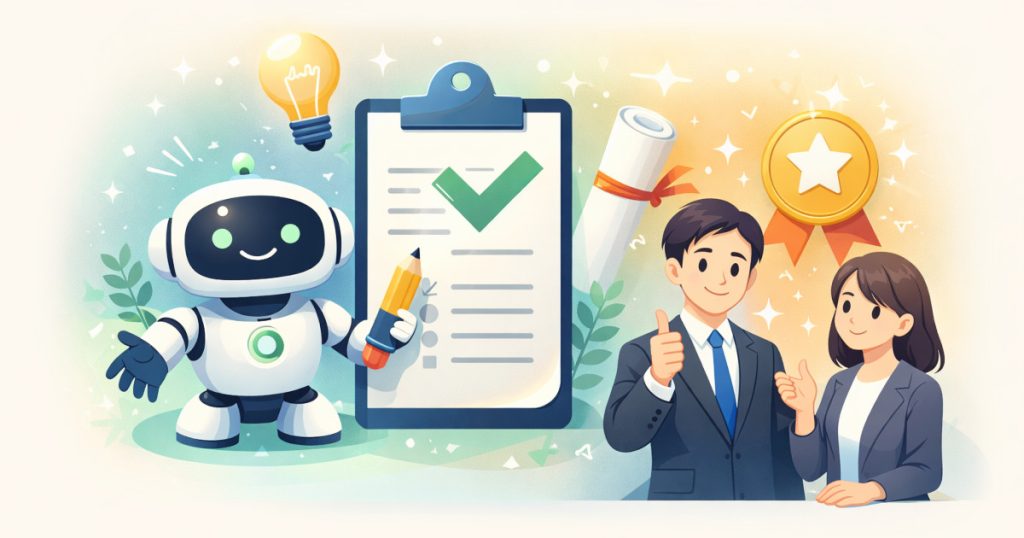 AIの使い方を学んだ男女2人